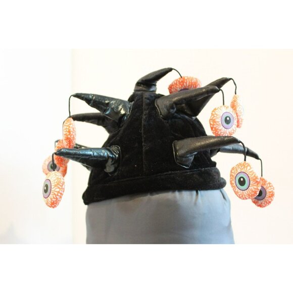 Funny Eyeball Hat Velvet Halloween - Picture 3 of 3